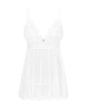 Воздушная сорочка Obsessive Heavenlly babydoll Белая M/L (SO8164) - изображение 5