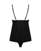 Красивий комплект майка та трусики Obsessive Bella Rou top Чорний XL/2XL - зображення 6