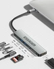 Хаб HUB Essager 7в1 60W (Type-C 3.1 to 4K HDMI/SD/TF Card/ PD Fast Charge) для MacBook, iMac, iPad, Chromebook, Samsung, Xiaomi та ін. metall - изображение 1