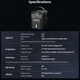 Портативный проектор ISINBOX X8 5G WIFI с поддержкой 1080p Чёрный (1012-621-00) - зображення 9