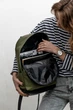 Рюкзак SG Town Style Екошкіра Хакі 386868510 TS04 - изображение 3