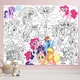 Раскраска Пони / My little pony Мега большая раскраска 120 х 150 см - изображение 2
