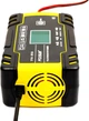 Зарядное устройство для автомобильного аккумулятора Foxsur FBC122408D Yellow 12 В 8 А - 24 В 4 A, 6-150 А-ч импульсное автоматическое - изображение 3