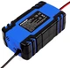 Зарядное устройство для автомобильного аккумулятора Foxsur FBC122408D Blue 12 В 8 А - 24 В 4 A, 6-150 А-ч импульсное автоматическое - изображение 2
