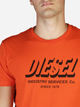 Футболка чоловіча Diesel T-DIEGOS-A5 A018490GRAM3BI M (4US) Помаранчева (8057718000633) - зображення 3