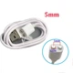 Зарядный магнитный USB кабель для массажеров и других портативных устройств / 80 см. – 5 мм. / Белый - изображение 2