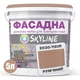 Краска Акрил-латексная Фасадная Skyline 2030-Y60R Румяный 5л - изображение 2