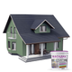 Фарба Акрил-латексна Фасадна Skyline 4020-G30Y Шалфей 1 л (1840181034_rozetka) - зображення 3