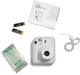 Набор Fujifilm INSTAX Mini 12 Clay White белая фотокамера мгновенной печати / картриджи 20 фото / чехол / альбом 108 фото / подарочная упаковка - изображение 5