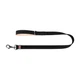 Кожаный поводок для собак WAUDOG Classic Ш 25 мм Д 122 см Black (08151) - изображение 2