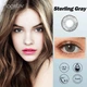 Лінзи кольорові Magister без діоптрій сірі Sterling Gray + контейнер для зберігання - зображення 5