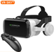 3D окуляри віртуальної реальності VR Shinecon SC-G04BS для смартфонів із навушниками + пульт - зображення 1