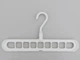 Вешалка 2 штуки в наборе Nine hole magic hanger White для одежды на 9 секций белый - изображение 2