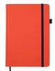 Записная книга блокнот Buromax BRIGHT A5 96 л (черн.бум.) оранжевый с серебром (BM.295401-10) - изображение 1