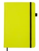 Записная книга блокнот Buromax BRIGHT A5 96 л (черн.бум.) желтый с серебром (BM.295401-08) - изображение 1