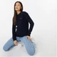 Кофта Jack Wills Tinsbury Merino Wool Cable Knitted Jumper Navy, M (46) (11758988) - изображение 4