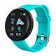 Фитнес браслет D18 smart watch круглый трекер пульсометр mint - изображение 1