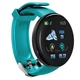 Фитнес браслет D18 smart watch круглый трекер пульсометр mint - изображение 2