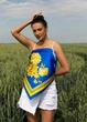 Хустка патріотична (атлас) 90х90 см (С90150-2) - изображение 4