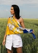 Хустка патріотична (атлас) 90х90 см (С90150-1) - изображение 3