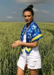 Хустка патріотична (атлас) 90х90 см (С90150-13) - изображение 1