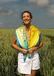 Хустка патріотична (атлас) 90х90 см (С90150-11) - изображение 2