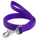 Шкіряний повідець для собак WAUDOG Glamour Ш 25 мм Д 122 см Purple (33769) - зображення 1