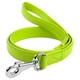 Кожаный поводок для собак WAUDOG Glamour Ш 25 мм Д 122 см Green (33765) - изображение 1