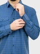 Сорочка для чоловіків блакитна в синю клітку BROSTEM СН-657 XL - изображение 4
