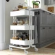 Тележка этажерка IKEA RASKOG 35x45x78 см белая метеллическая 203.829.32 - изображение 2