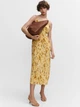 Сарафан женский Mango Polimo 47038642-12 M Желтый (8445922262198) - изображение 1