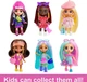 Лялька Барбі Екстра міні міні з блакитним волоссям на роликах Barbie Extra Mini Minis Doll HLN45 - зображення 6