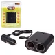 Розгалужувач прикурювача PULSO 3 виходи + 2USB 1000mA 12/24V SC-3031 (SC-3031) - зображення 2