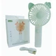 Вентилятор ручний акумуляторний DianDi Mini Fan SQ-2163 з USB-зарядкою та складною ручкою Салатовий - зображення 4