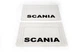 Брызговики белые Scania 64*36 - изображение 2
