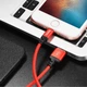 Кабель длина 2 метра Hoco X14 micro-USB быстрая зарядка красный - изображение 4