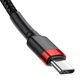 Кабель Type-C - Type-C 100W Baseus Cafule PD2.0 найшвидший 5 ампер CATKLF-ALG1 - зображення 3