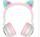 Наушники HOCO W27 CAT EAR Wireless headphones чисто розовые - изображение 3