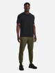 Спортивные штаны утепленные мужские Under Armour Ua Armour Fleece Joggers 1373362-390 M Оливковые (195253842702) - изображение 3
