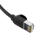 Кабель Baseus High Speed RJ45 Gigabit Network Cable Ethernet Плоский 5m Черный - изображение 2