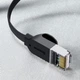 Кабель Baseus High Speed RJ45 Gigabit Network Cable Ethernet Плоский 5m Черный - изображение 6