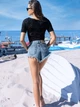 Top damski Merribel Ozeana L-XL Czarny (5907621622114) - obraz 2