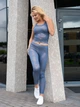 Komplet sportowy damski Merribel Gym XL Błękitny (5907621616823) - obraz 1