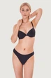 Комплект белья: бюстгальтер push-up и трусики бразилиана Leilieve 70C/S Чёрный (Nero) (79900) - изображение 1