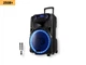 Портативна колонка XPRO SK-015 валіза 250Вт, USB, SD, FM радіо, Bluetooth, 2 мікрофони, ДК (41185-SK-015) - зображення 2