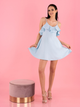 Sukienka letnia damska Merribel Cooreo XL Niebieska (5907621614591) - obraz 6