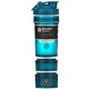 Шейкер спортивний BlenderBottle ProStak 22oz/650 мл із 2-ма контейнерами Синій (PS 22oz Navy) - зображення 6