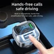 FM модулятор с быстрой зарядкой HOCO Bravery car BT FM transmitter (2USB, AUX, 30W/3A, PD/QC). Gray - изображение 5