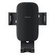 Держатель для мобильного автодержатель Baseus Metal AgeⅡ Gravity Car Mount（Round Air Vent Version）Black - изображение 1