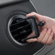 Держатель для мобильного автодержатель Baseus Metal AgeⅡ Gravity Car Mount（Round Air Vent Version）Black - изображение 4